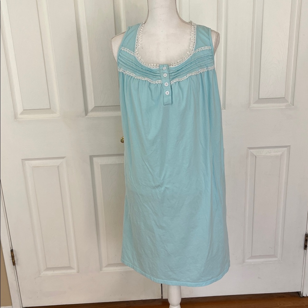 Feremo XXL nightgown sleeveless 100% cotton pockets